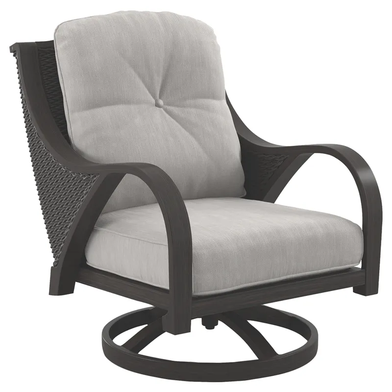Marsh Creek Swivel Lounge with Cushion (Set of 2)