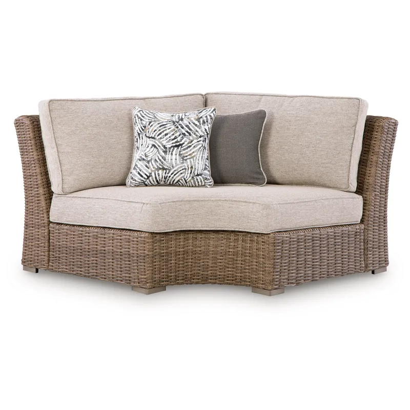 Laguna Heights Outdoor Curved Corner Chair with Cushion