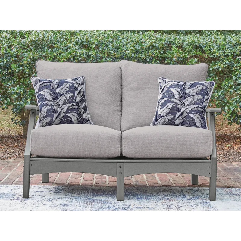 Lone View Bay Outdoor Loveseat with Cushion