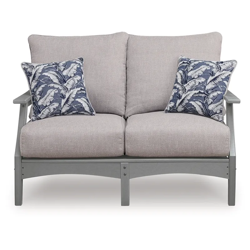 Lone View Bay Outdoor Loveseat with Cushion