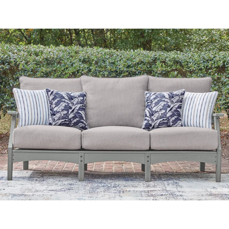 Lone View Bay Outdoor Sofa with Cushion