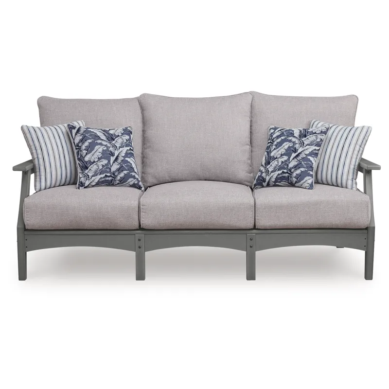 Lone View Bay Outdoor Sofa with Cushion