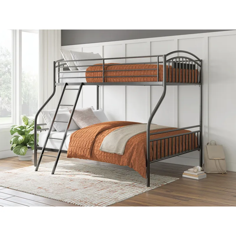 Lanceburg Twin over Full Bunk Bed with Ladder