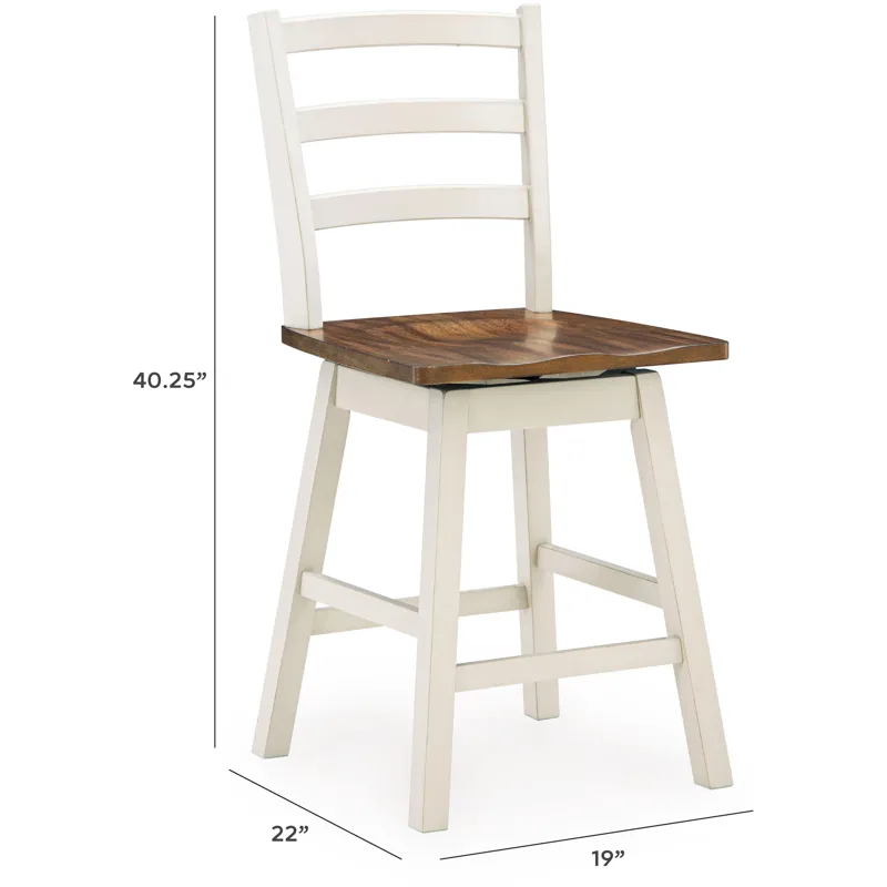 Jendanton Counter Height Swivel Stool