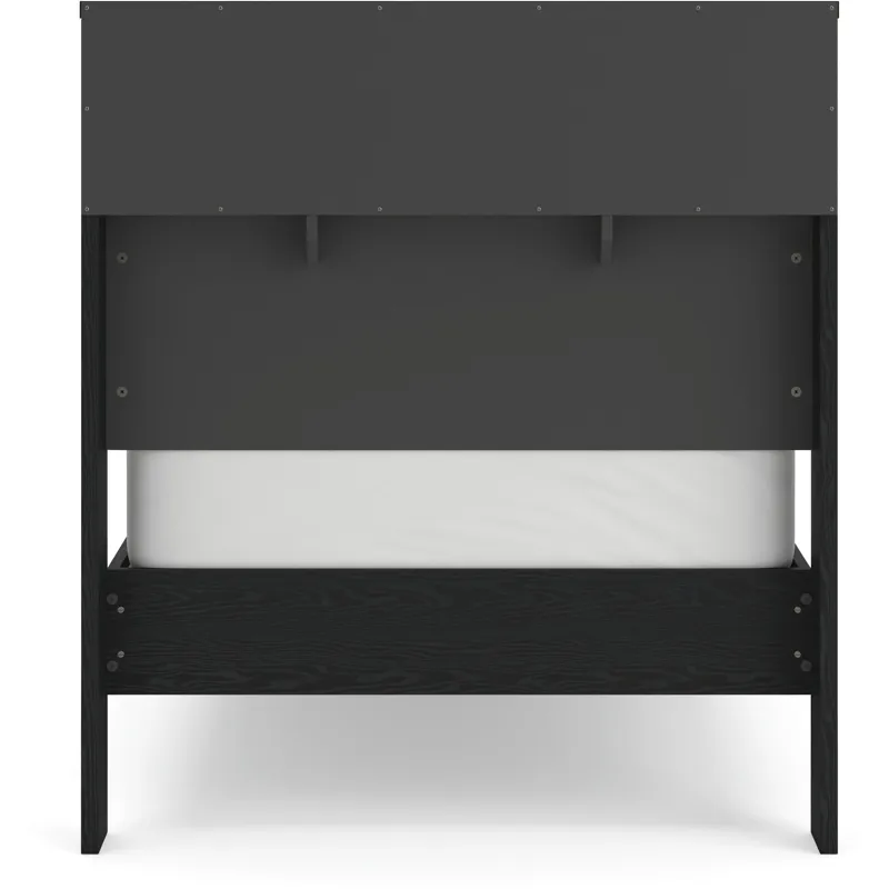 Kozmour Bookcase Complete Bed Frame