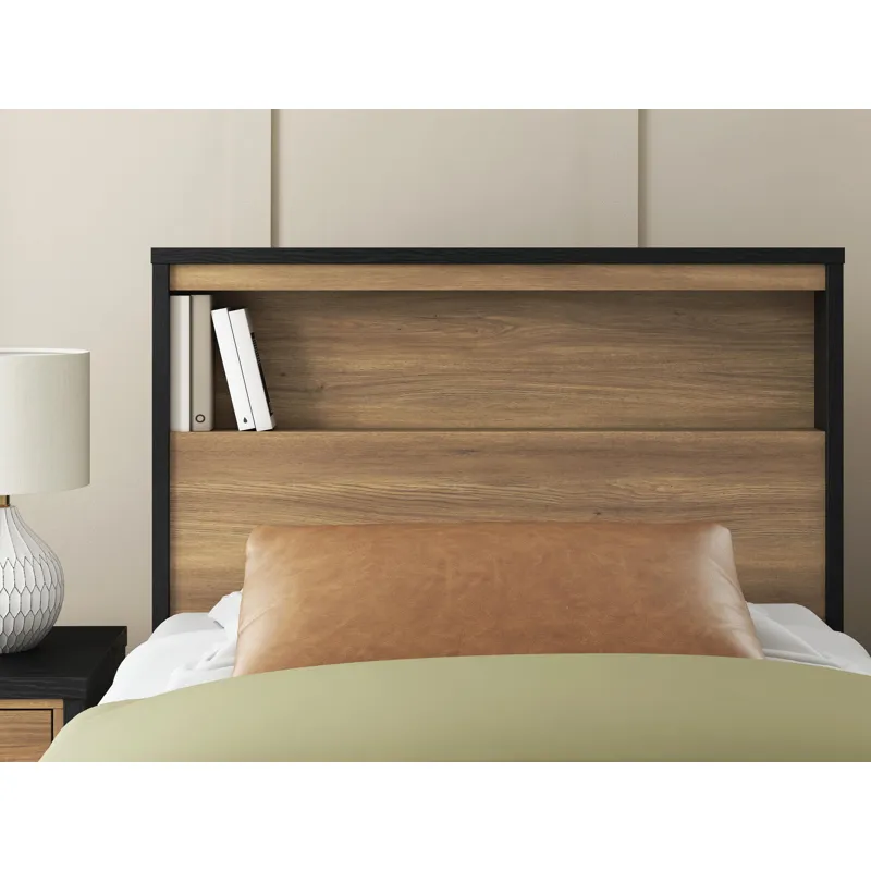 Kozmour Bookcase Complete Bed Frame