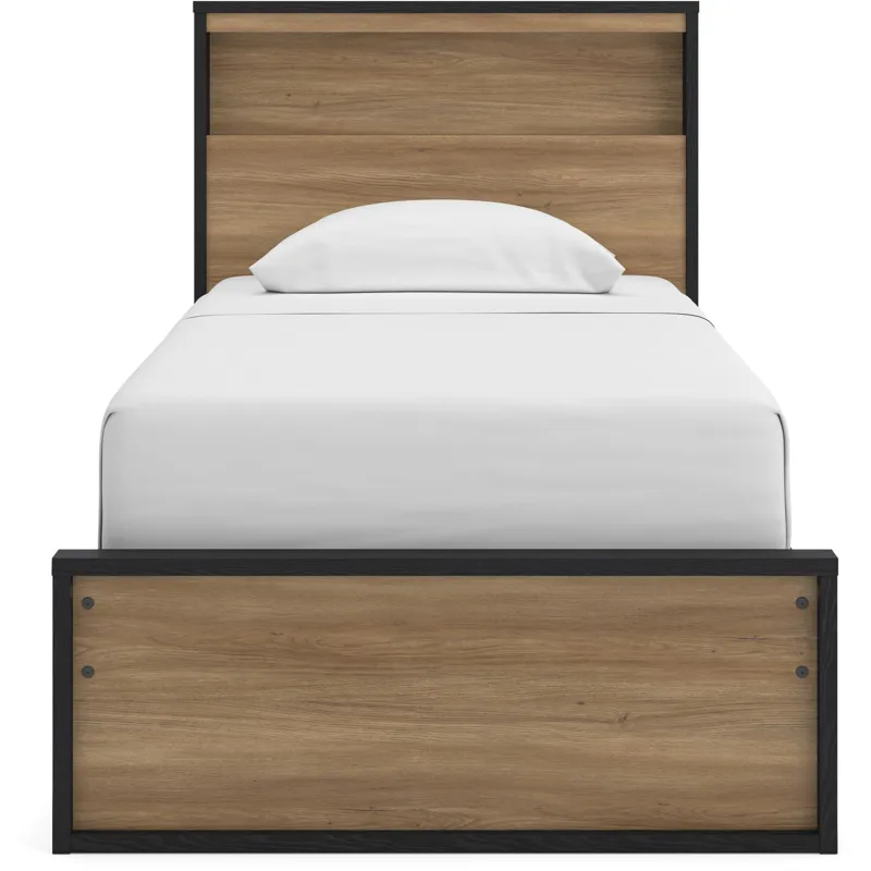 Kozmour Bookcase Complete Bed Frame