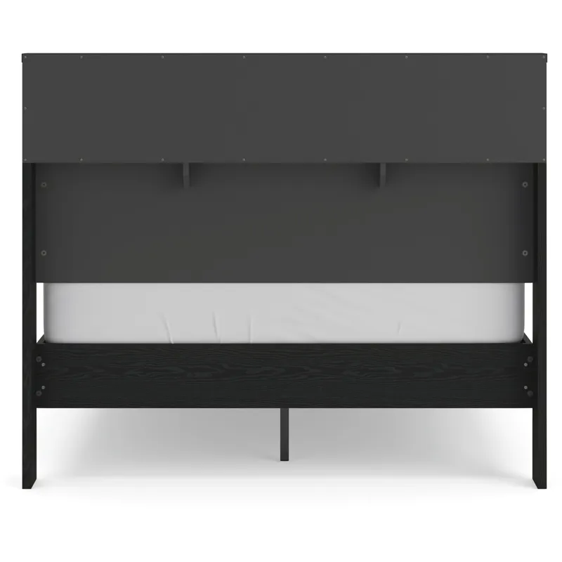 Kozmour Bookcase Complete Bed Frame