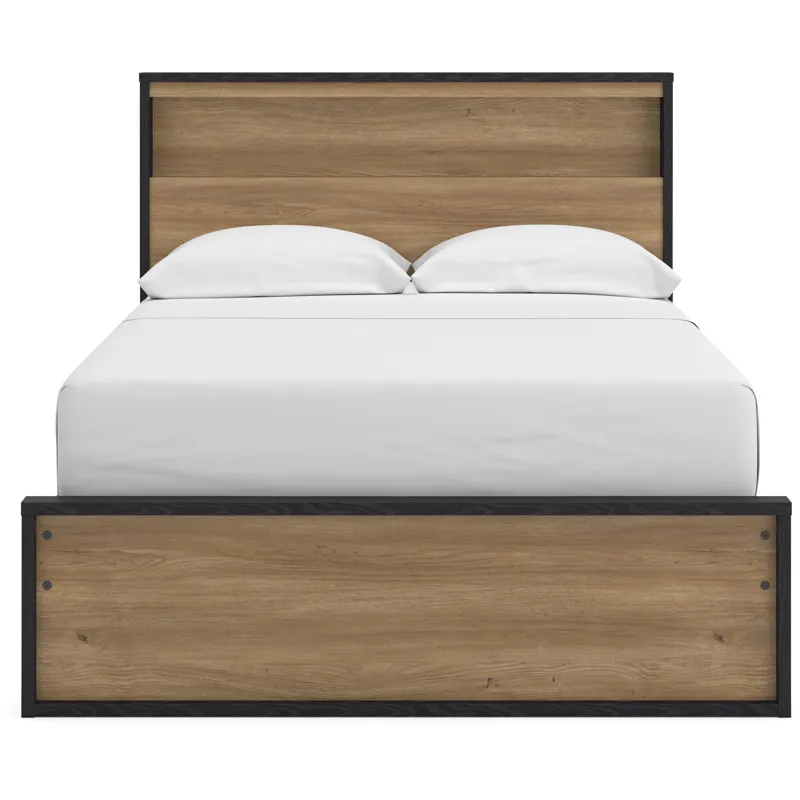 Kozmour Bookcase Complete Bed Frame