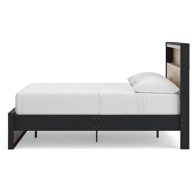 Kozmour Bookcase Complete Bed Frame