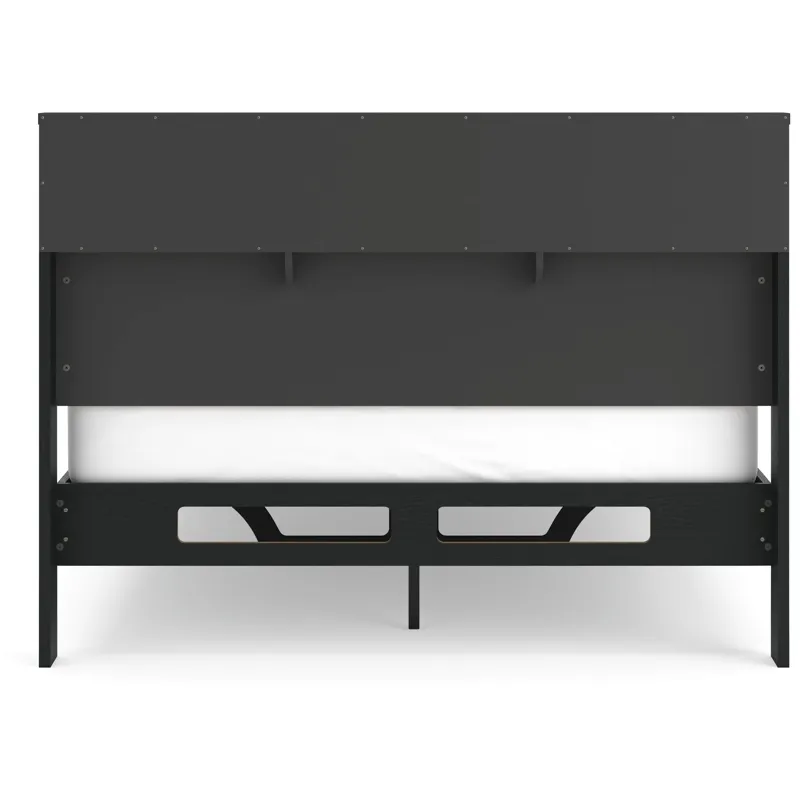 Kozmour Bookcase Complete Bed Frame