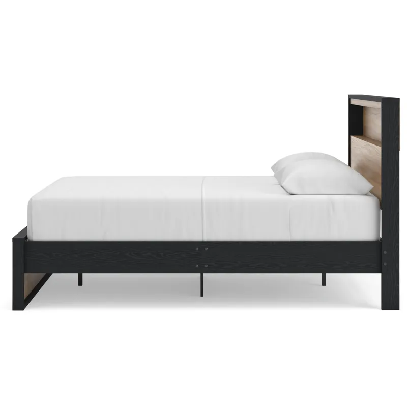 Kozmour Bookcase Complete Bed Frame