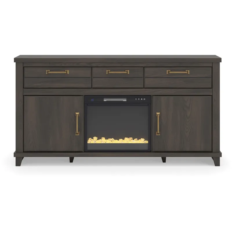 Brazen Valley 71" TV Stand with Electric Fireplace