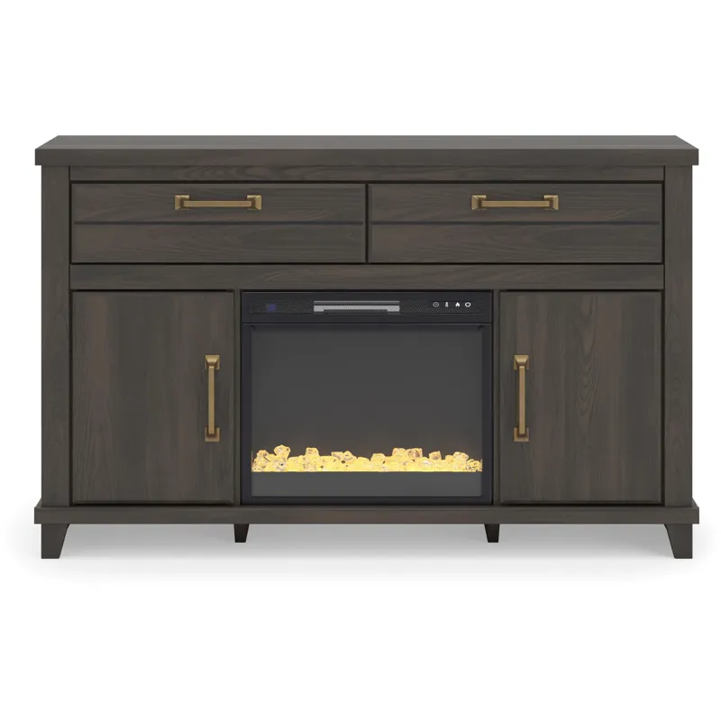 Brazen Valley 60" TV Stand with Electric Fireplace