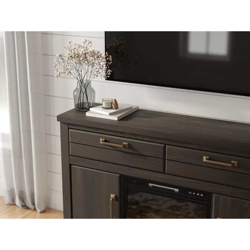 Brazen Valley 60" TV Stand with Electric Fireplace