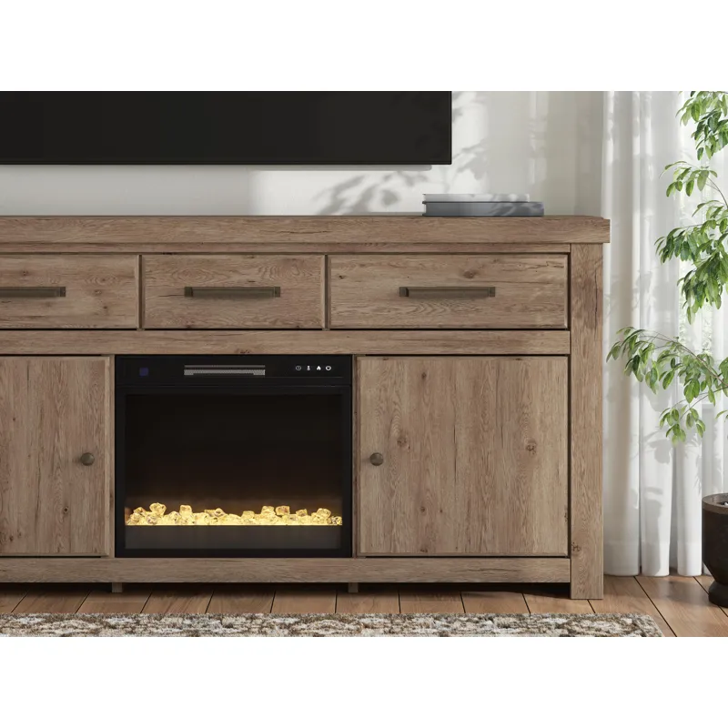 Garistyn 73" TV Stand with Electric Fireplace