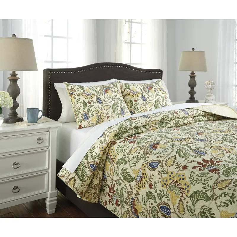 Damyan 3-Piece Queen Coverlet Set