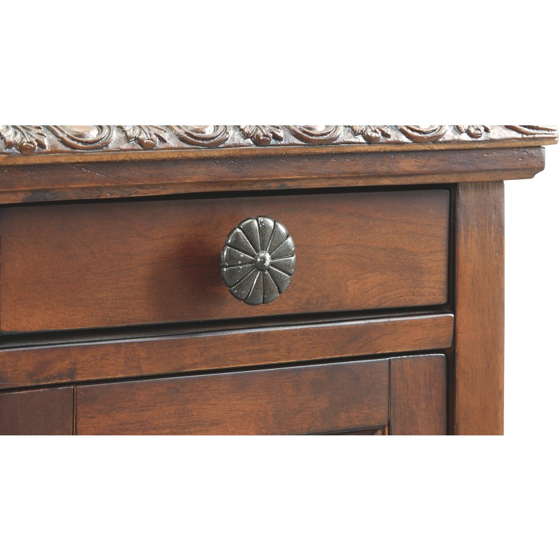 Laflorn Chairside End Table with USB Ports & Outlets by ...