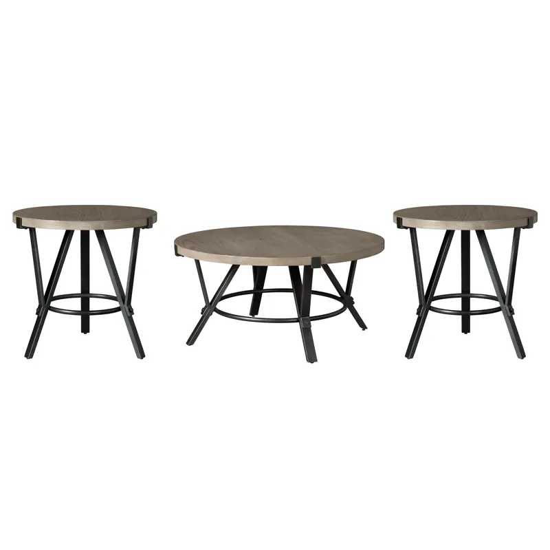 Zontini Coffee Table and 2 End Tables