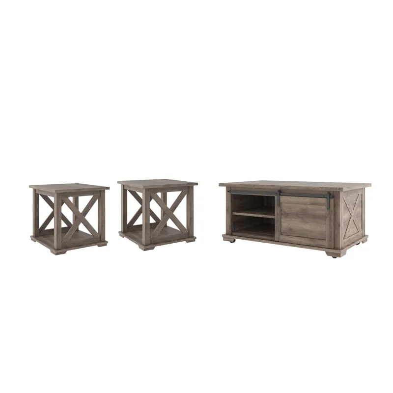 Arlenbry Coffee Table and 2 End Tables