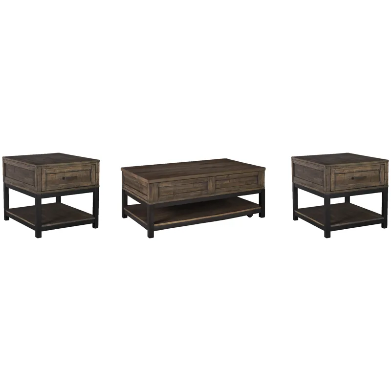 Johurst Lift-top Coffee Table and 2 End Tables