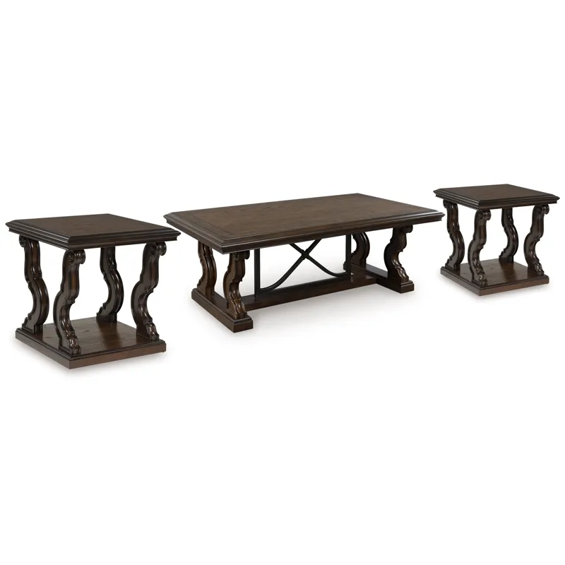 Maylee Coffee Table and 2 End Tables
