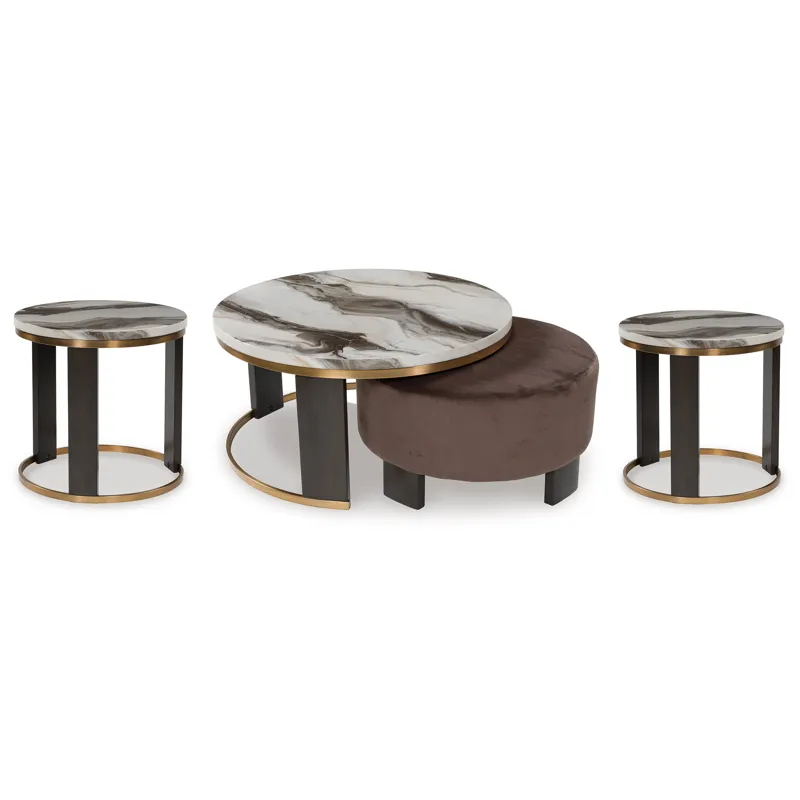 Jazmore Coffee Table and 2 Ends