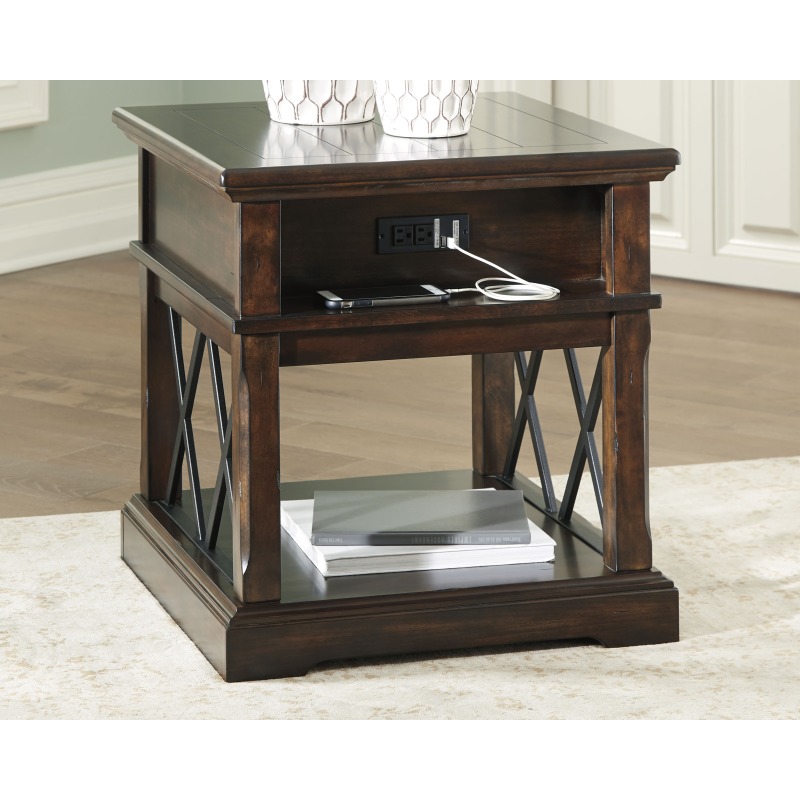 Roddinton End Table With Usb Ports Outlets T701 3 Roddinton End Table With Usb Ports Outlets T701 3