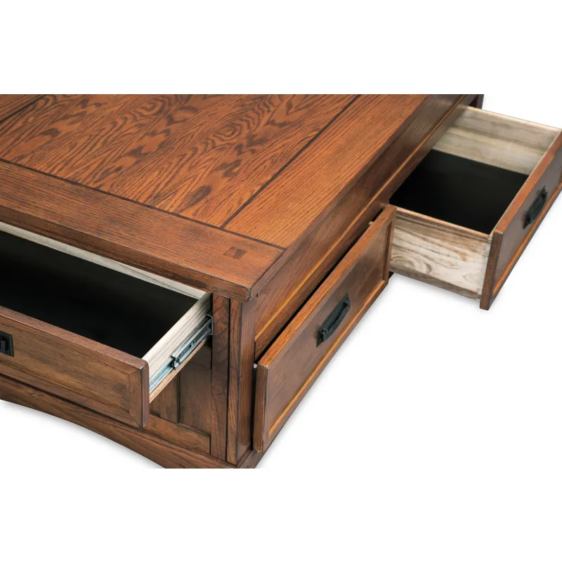 Cross Island Coffee Table with Lift Top