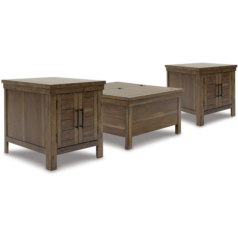 Moriville Lift-top Coffee Table and 2 End Tables