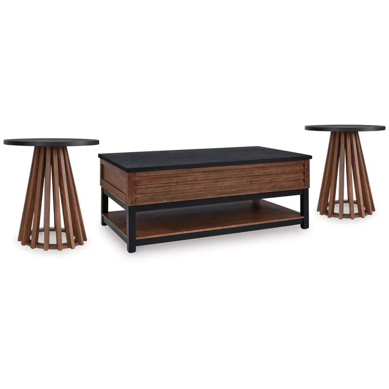 Kallari Coffee Table and 2 Ends