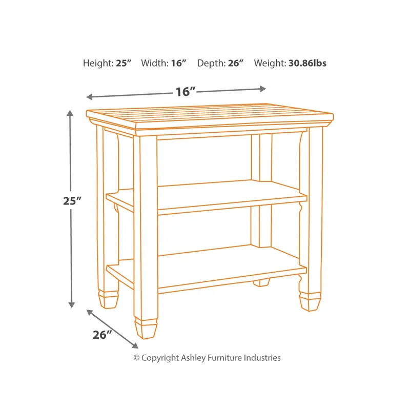 Royard Chairside End Table