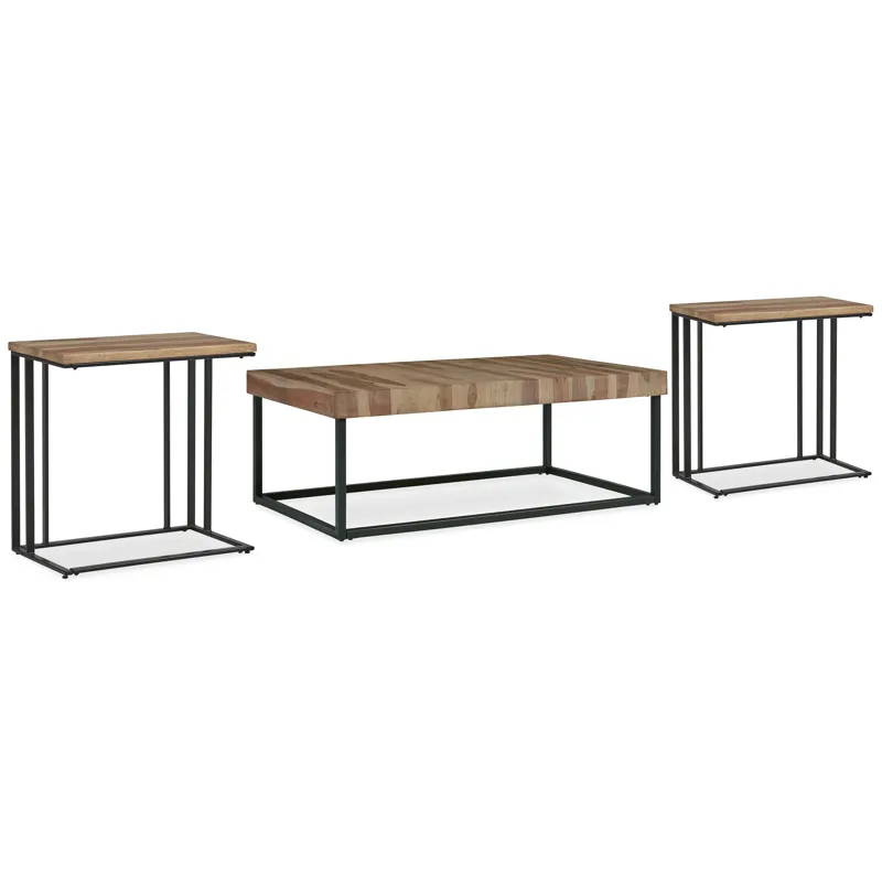 Bellwick Coffee Table and 2 Chairside End Tables
