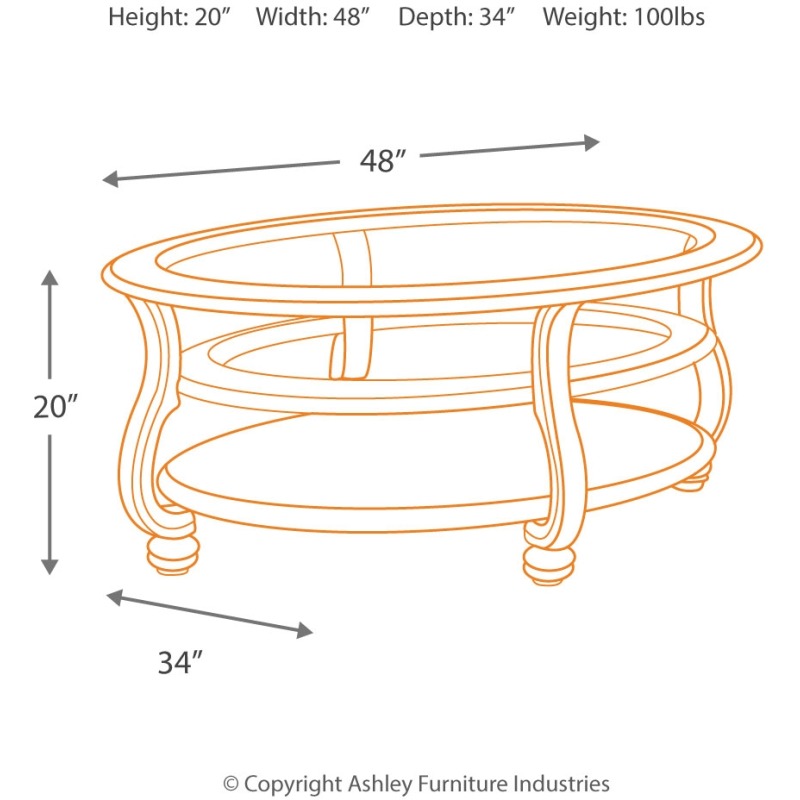 Coralayne Coffee Table by Signature Design by Ashley 200330328