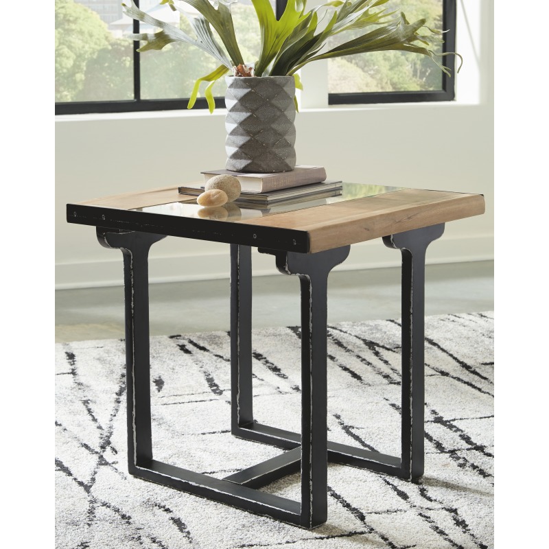 Calkosa Rectangular End Table - Thumbnail 3