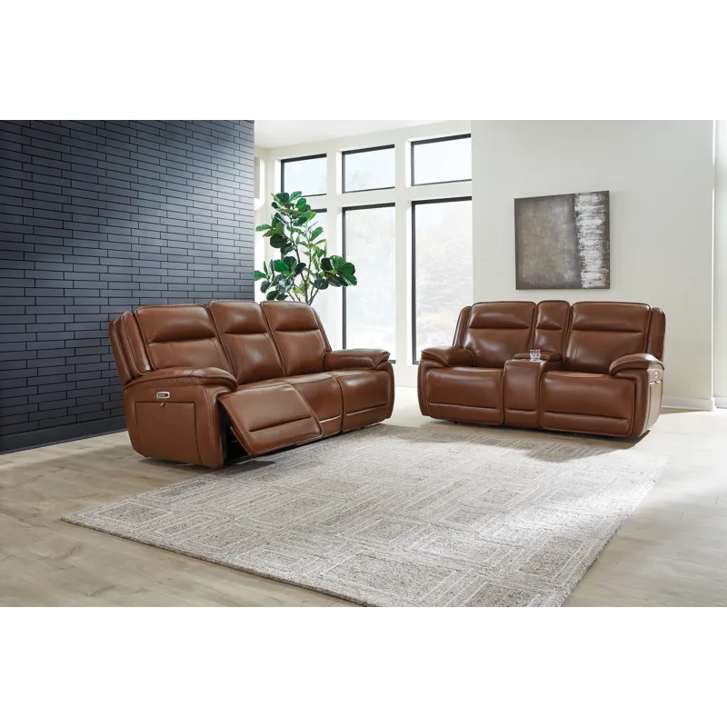 Healy Pier Power Reclining Sofa and Loveseat