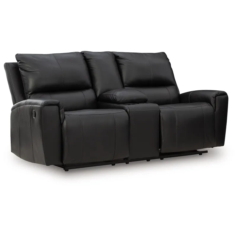 Glossmore Reclining Loveseat with Console