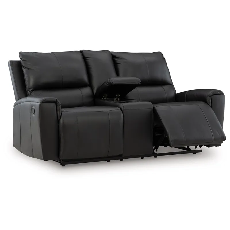 Glossmore Reclining Loveseat with Console