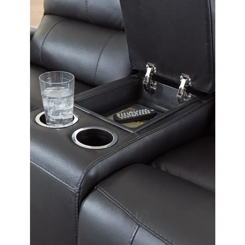 Glossmore Reclining Loveseat with Console