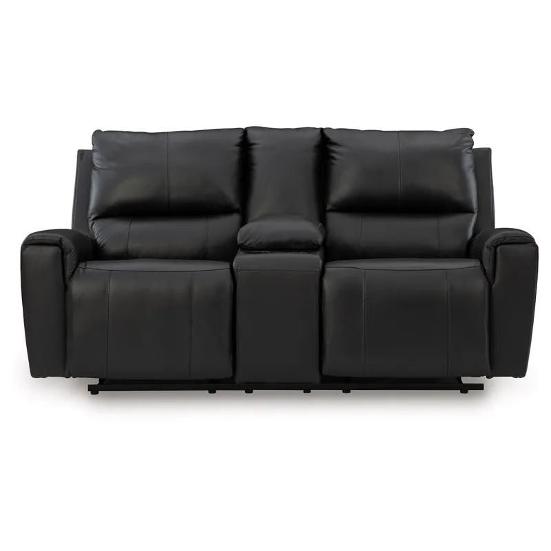 Glossmore Reclining Loveseat with Console