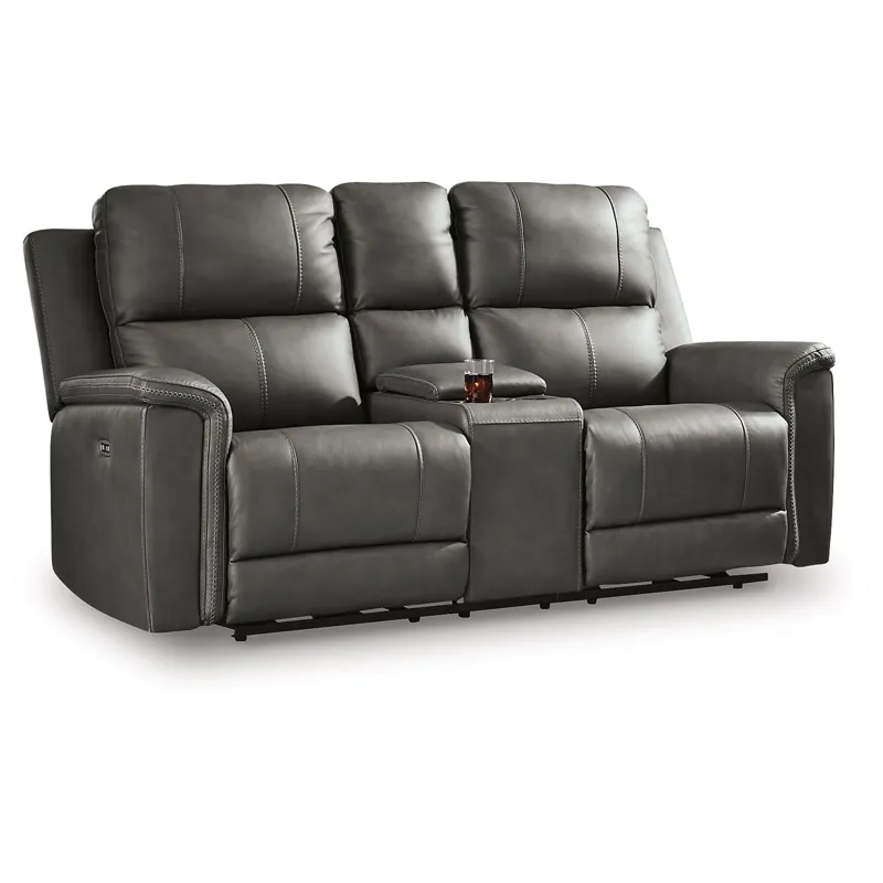 Beryton Power Reclining Loveseat with Console