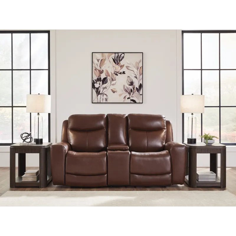Momentum Moves Power Reclining Loveseat with Console