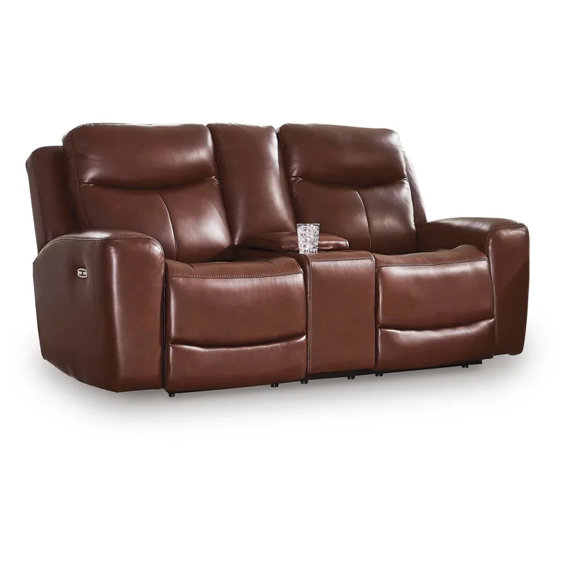 Momentum Moves Power Reclining Loveseat with Console