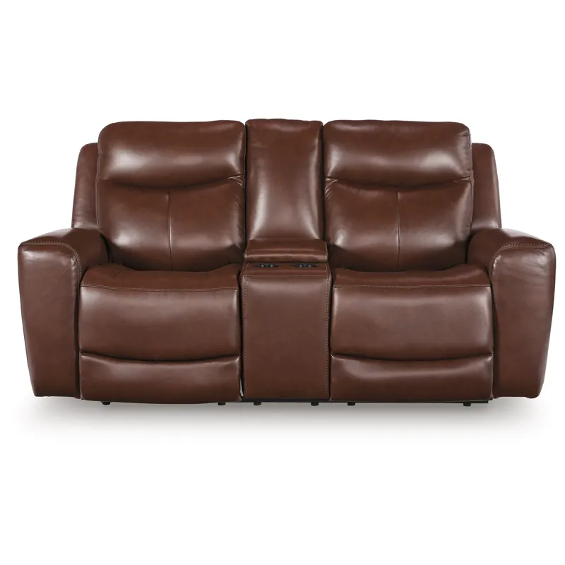 Momentum Moves Power Reclining Loveseat with Console