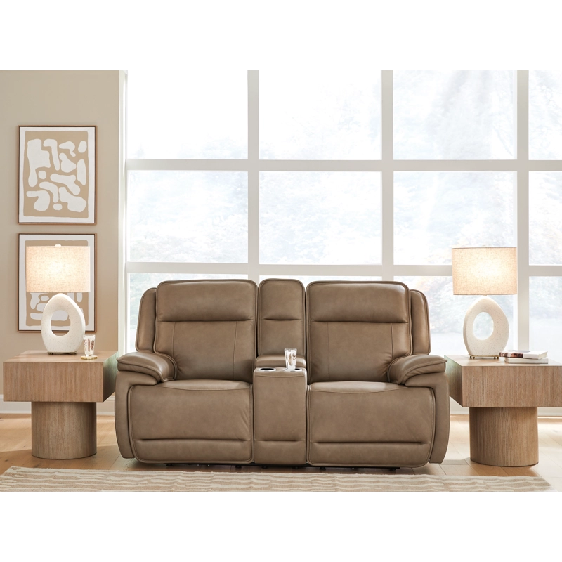 Glencroft Power Reclining Loveseat with Console