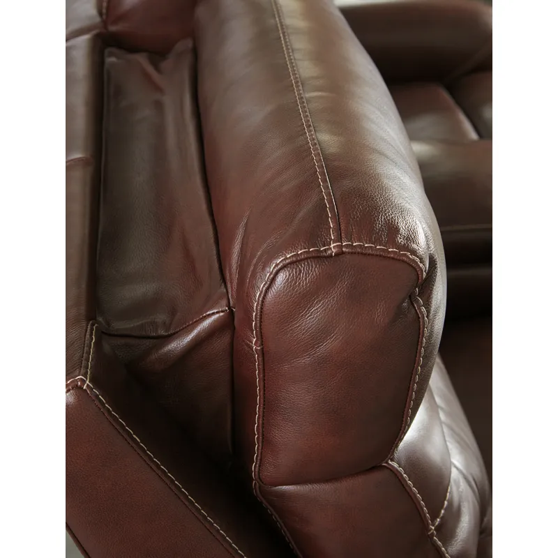 Sessom Power Reclining Loveseat with Console