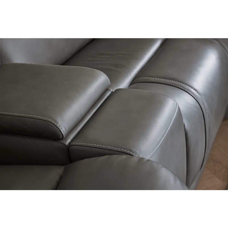 5Z-Harrenhurst 3-Piece Power Reclining Sectional Loveseat with Console