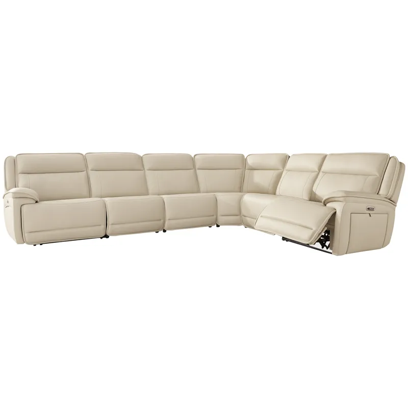 Double Deal 6-Piece Reclining Sectional