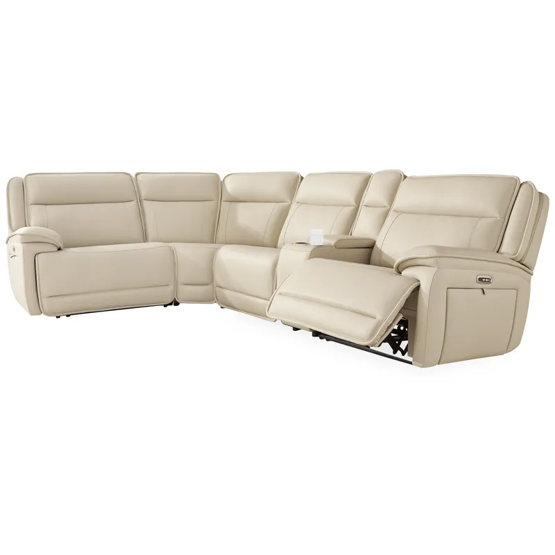 Double Deal 5-Piece Reclining Sectional with Console