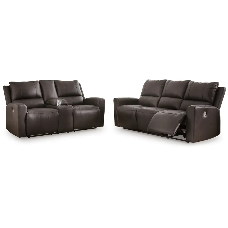 Boxmere Power Reclining Sofa and Loveseat
